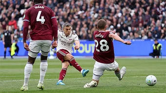 Tường thuật West Ham 0-1 Arsenal