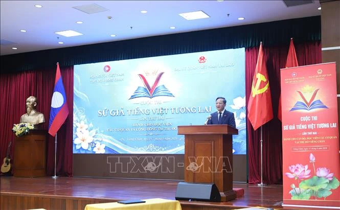 Tôn vinh tiếng Việt: Cầu nối bền vững gắn kết quan hệ đặc biệt Việt Nam - Lào Tôn vinh tiếng Việt: Cầu nối bền vững gắn kết quan hệ đặc biệt Việt Nam - Lào