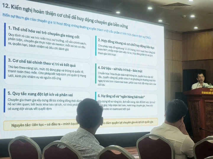 Xây dựng mạng lưới chuyên gia Việt về công nghệ chiến lược