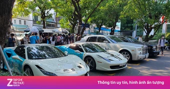 Dàn siêu xe của Trung Nguyên tụ họp