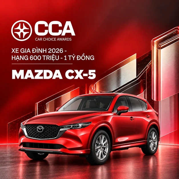 Điểm danh những mẫu xe đoạt giải thưởng tại Gala Car Choice Awards 2026