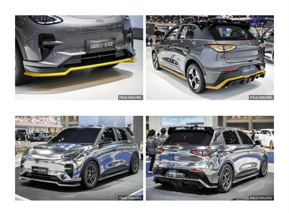 Geely EX2 sắp ra mắt Việt Nam xuất hiện bản độ bodykit tại Thái Lan Geely EX2 sắp ra mắt Việt Nam xuất hiện bản độ bodykit tại Thái Lan