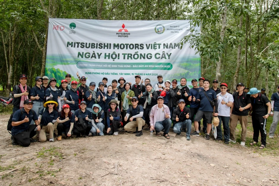 Mitsubishi Motors Việt Nam trồng 5.000 cây xanh tại Tây Ninh Mitsubishi Motors Việt Nam trồng 5.000 cây xanh tại Tây Ninh