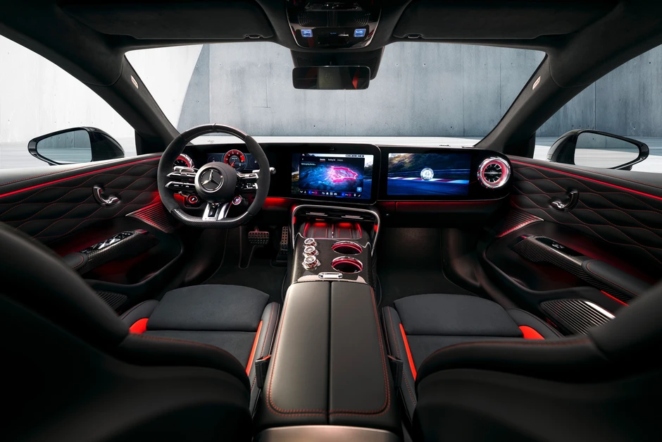 'Siêu xe' điện Mercedes-AMG GT 4-Door Coupe lộ ảnh nội thất 'Siêu xe' điện Mercedes-AMG GT 4-Door Coupe lộ ảnh nội thất