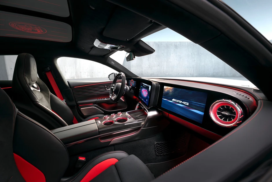 'Siêu xe' điện Mercedes-AMG GT 4-Door Coupe lộ ảnh nội thất 'Siêu xe' điện Mercedes-AMG GT 4-Door Coupe lộ ảnh nội thất