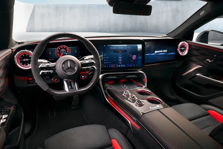 'Siêu xe' điện Mercedes-AMG GT 4-Door Coupe lộ ảnh nội thất 'Siêu xe' điện Mercedes-AMG GT 4-Door Coupe lộ ảnh nội thất