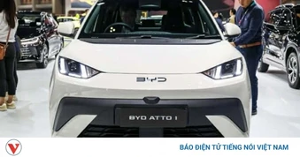 Xe điện cỡ nhỏ BYD ATinVina 1 ra mắt Thái Lan, giá từ 345 triệu đồng