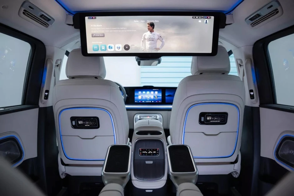 Xe MPV hạng sang - Mercedes VLE chính thức ra mắt với màn hình 31 inch Xe MPV hạng sang - Mercedes VLE chính thức ra mắt với màn hình 31 inch