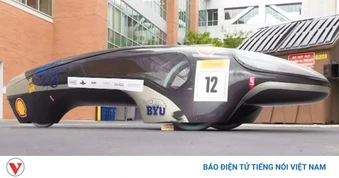 Xe siêu tiết kiệm nhiên liệu của sinh viên Mỹ chạy hơn 3.400 km chỉ 3,8 lít xăng