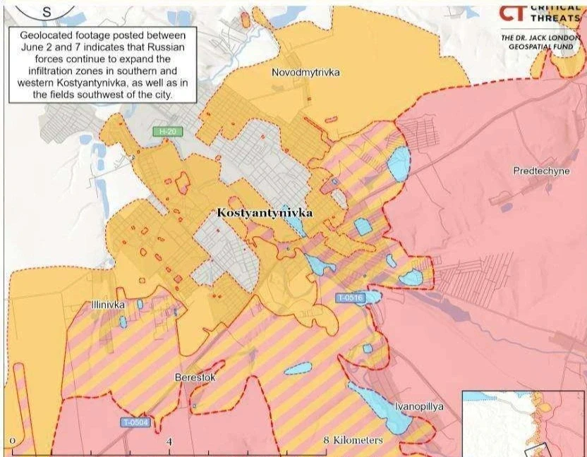 Chiến sự Ukraine 10/6: Nga bao vây Konstantinovka, phòng tuyến tan vỡ, Ukraine có dấu hiệu tháo chạy hàng loạt - Ukraine phản đòn, triệt hạ hậu cần khiến Nga gặp khó khăn lớn Chiến sự Ukraine 10/6: Nga bao vây Konstantinovka, phòng tuyến tan vỡ, Ukraine có dấu hiệu tháo chạy hàng loạt - Ukraine phản đòn, triệt hạ hậu cần khiến Nga gặp khó khăn lớn