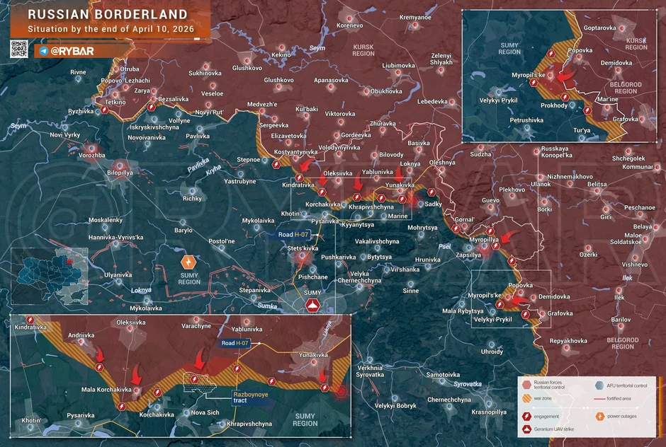 Chiến sự Ukraine 11/4: Nga liên tiếp giành 2 chiến thắng quan trọng ở Donetsk và Sumy - Ukraine có dấu hiệu vỡ trận, bung chốt rút lui Chiến sự Ukraine 11/4: Nga liên tiếp giành 2 chiến thắng quan trọng ở Donetsk và Sumy - Ukraine có dấu hiệu vỡ trận, bung chốt rút lui