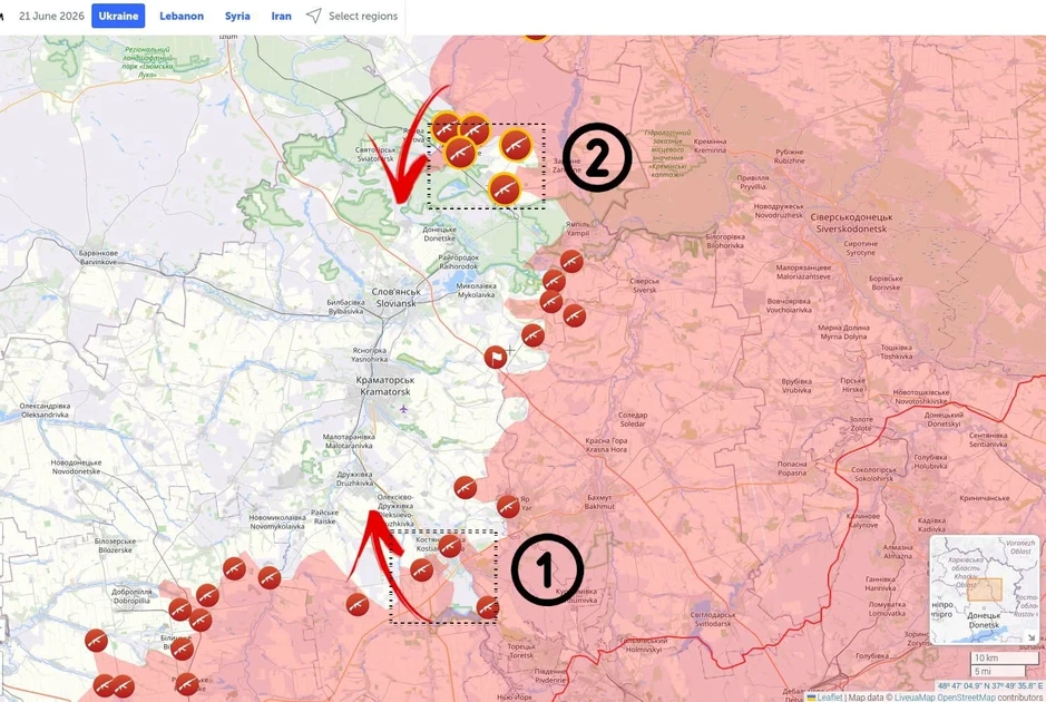 Chiến sự Ukraine 22/6: Ukraine tháo chạy khỏi 2 thành phố lớn Liman và Konstantinovka - Trận quyết chiến chiến lược bắt đầu, Nga ra đòn mạnh tay Chiến sự Ukraine 22/6: Ukraine tháo chạy khỏi 2 thành phố lớn Liman và Konstantinovka - Trận quyết chiến chiến lược bắt đầu, Nga ra đòn mạnh tay