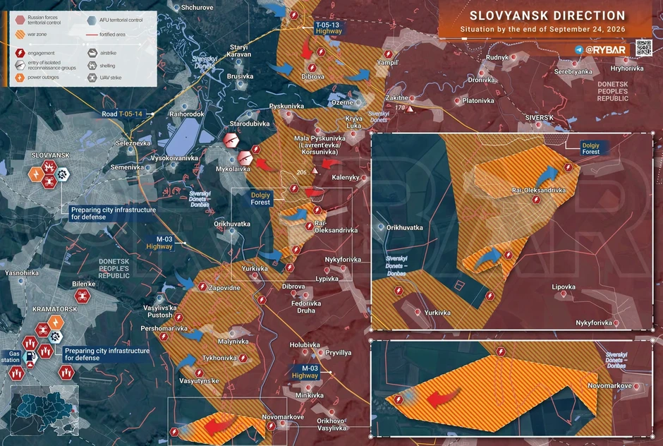 Chiến sự Ukraine 25/9: Ukraine gây bất ngờ lớn, "gió đổi chiều" cùng lúc ở Sloviansk và Liman, chuyện nghiêm trọng gì đang xảy ra với Nga - Hàng nghìn binh sĩ Ukraine bị bao vây ở Dobropillia và Kharkov Chiến sự Ukraine 25/9: Ukraine gây bất ngờ lớn, "gió đổi chiều" cùng lúc ở Sloviansk và Liman, chuyện nghiêm trọng gì đang xảy ra với Nga - Hàng nghìn binh sĩ Ukraine bị bao vây ở Dobropillia và Kharkov