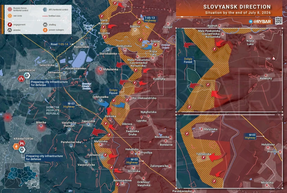 Chiến sự Ukraine 9/7: Nga ồ ạt tấn công Sloviansk, Ukraine tăng viện khẩn cấp, vét sạch bộ binh và huy động cả công binh tham chiến - Ukraine vỡ trận ở Kupyansk, tháo chạy hàng loạt