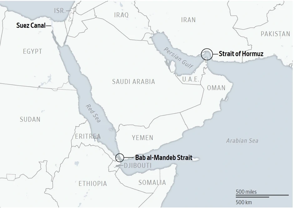 Hormuz và Bab al-Mandeb: Hai điểm nghẽn chi phối kinh tế và quyền lực toàn cầu Hormuz và Bab al-Mandeb: Hai điểm nghẽn chi phối kinh tế và quyền lực toàn cầu