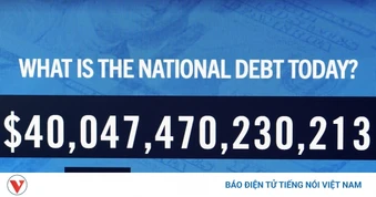 Nợ công lịch sử hơn 40.000 tỷ USD thách thức Tổng thống Mỹ Trump