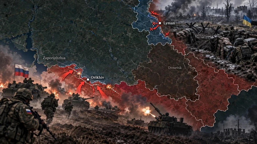 Thế trận của Nga ở Ukraine: Thẳng tiến ở Orikhiv, chững lại tại Lyman Thế trận của Nga ở Ukraine: Thẳng tiến ở Orikhiv, chững lại tại Lyman