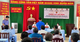 “Phiên tòa giả định” tuyên truyền pháp luật về chống khai thác IUU