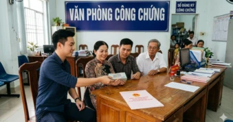 1 vụ công chứng hợp đồng chuyển nhượng quyền sử dụng đất giả chữ ký bên bán