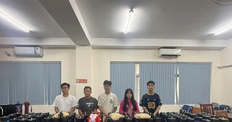 2 anh em ruột cùng 3 người khác bị bắt trong đường dây bán khí cười 20 tỉ đồng