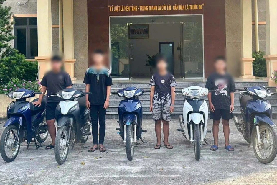 3 thiếu niên tham gia 5 vụ trộm xe máy 3 thiếu niên tham gia 5 vụ trộm xe máy
