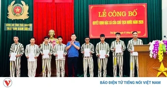 34 phạm nhân ở Thái Nguyên được đặc xá năm 2026