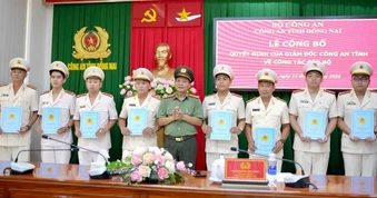 8 cán bộ trẻ của Bộ Công an tăng cường cho các xã biên giới Đồng Nai