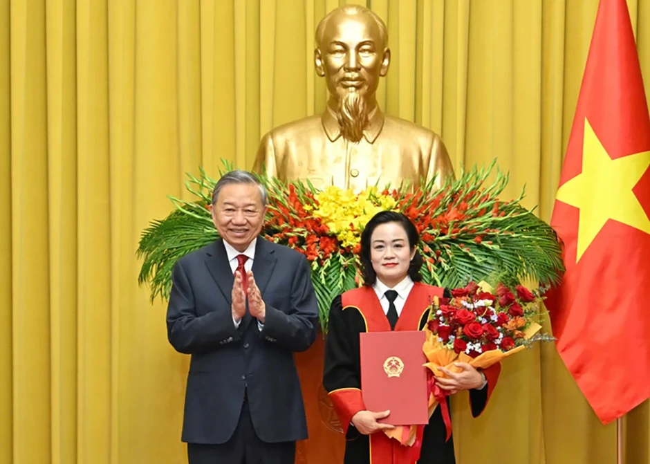 Bà Nguyễn Hải Trâm được bổ nhiệm giữ chức Phó Chánh án TAND Tối cao Bà Nguyễn Hải Trâm được bổ nhiệm giữ chức Phó Chánh án TAND Tối cao