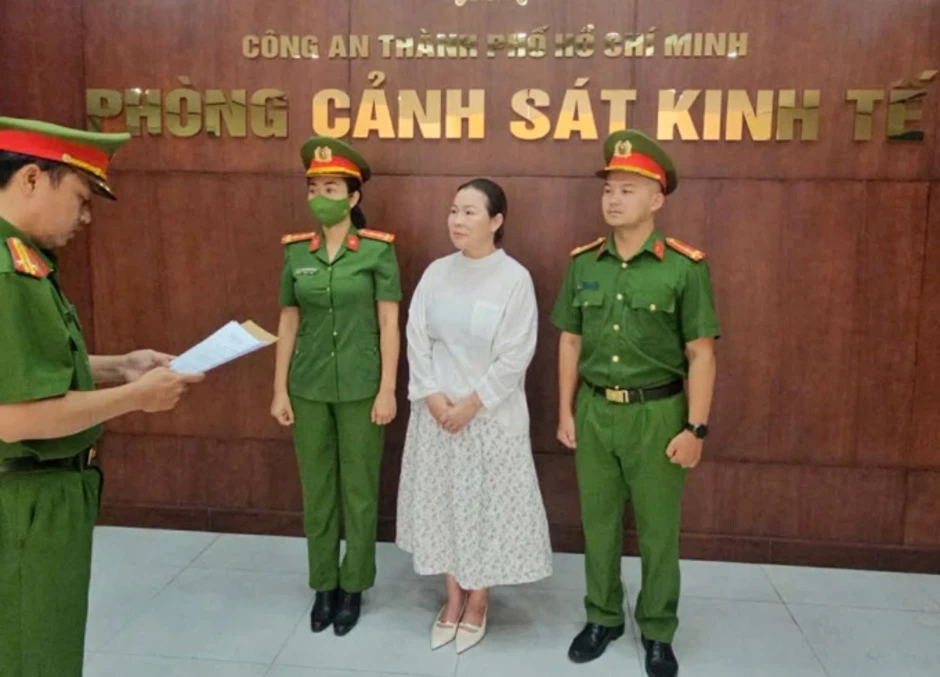 Bà Nguyễn Ngọc Tiền bị bắt