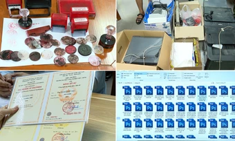 Băng làm giả bằng cấp, tài liệu của hơn 100 trường bị bắt
