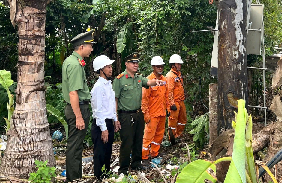 Báo động nạn trộm cáp điện ở Cần Thơ Báo động nạn trộm cáp điện ở Cần Thơ