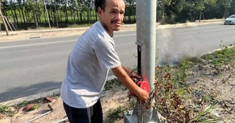 Bắt đối tượng nhiều lần trộm dây điện chiếu sáng ở TPHCM