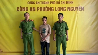 Bắt giữ đối tượng trộm cắp tài sản tại Miếu Bà Chúa Xứ Nguyên Nhung