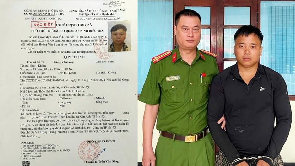 Bắt giữ đối tượng truy nã đặc biệt lẩn trốn ở Hà Nội