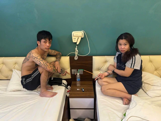 Bắt giữ Lê Thị Thúy SN 1989 trong nhà nghỉ