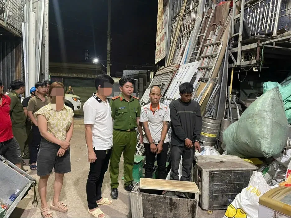 Bắt nhanh nhóm trộm thiết bị viễn thông trong KCN Long Thành