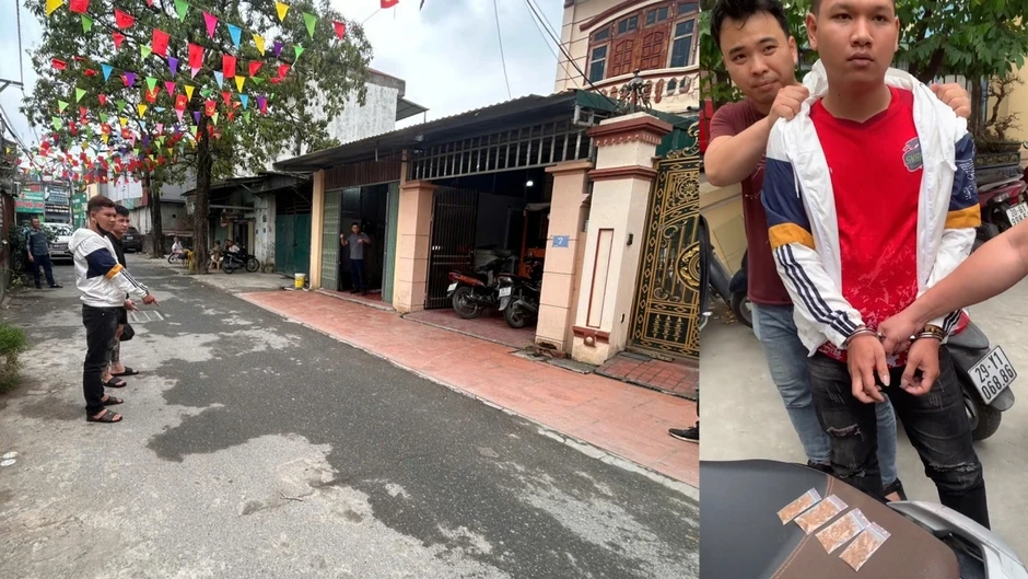 Bắt quả tang 3 đối tượng mua bán ma túy ngay trước chung cư ở Hà Nội Bắt quả tang 3 đối tượng mua bán ma túy ngay trước chung cư ở Hà Nội