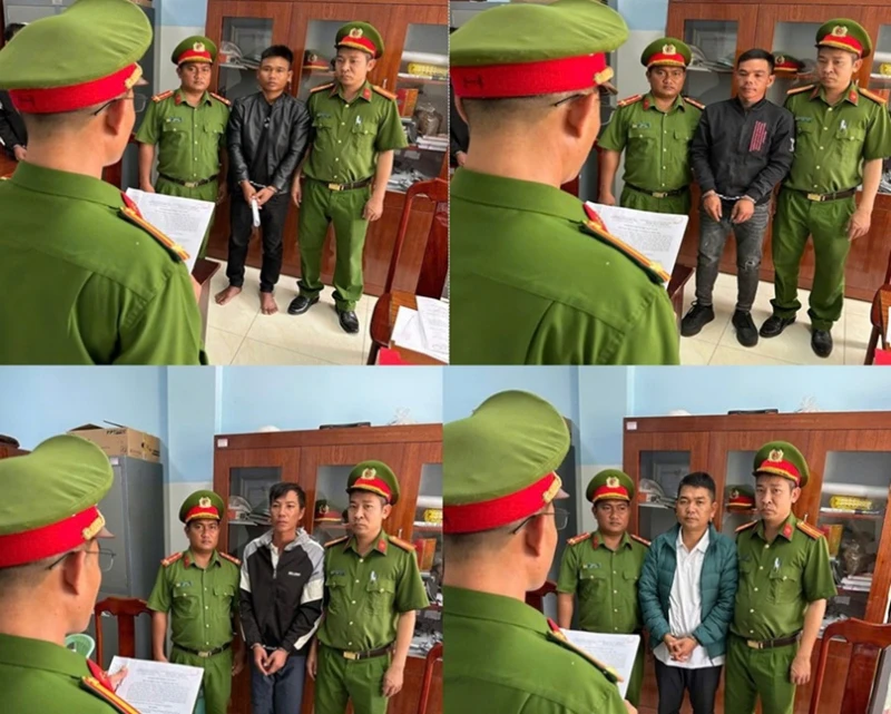 Bắt tạm giam 4 bị can dùng hung khí đánh nhau sau va chạm giao thông Bắt tạm giam 4 bị can dùng hung khí đánh nhau sau va chạm giao thông