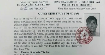Bị can vụ án ma túy trốn khỏi bệnh viện khi đang điều trị
