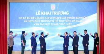 Bộ Tư pháp khai trương Cơ sở dữ liệu quốc gia về pháp luật