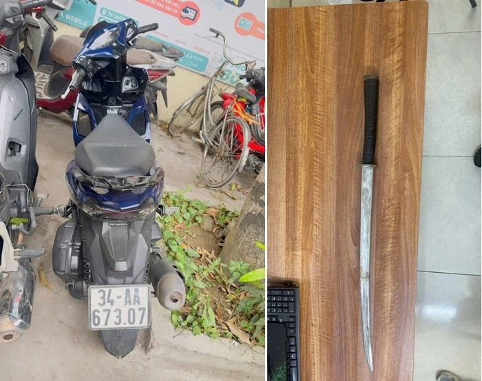 Cầm kiếm truy đuổi, dàn cảnh cướp xe tại Hải Phòng Cầm kiếm truy đuổi, dàn cảnh cướp xe tại Hải Phòng