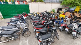 Cần Thơ triệt phá vụ trộm nhiều xe mô-tô ở khu dân cư