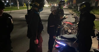 Cảnh sát cơ động Đà Nẵng bắt giữ thanh niên tàng trữ ma túy trong đêm