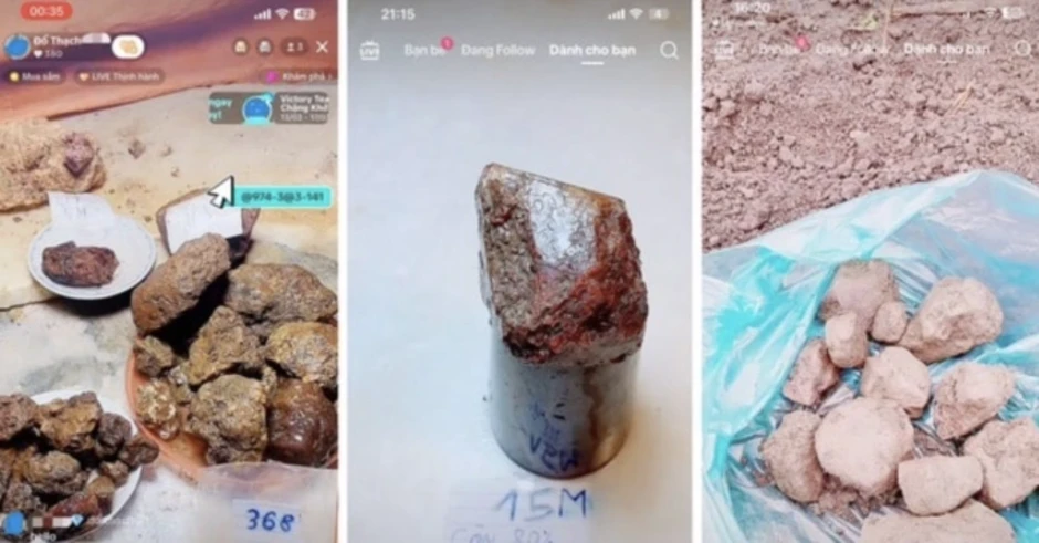 Chiêu livestream 'cắt đá tìm ngọc' lừa hơn 32.000 người Chiêu livestream 'cắt đá tìm ngọc' lừa hơn 32.000 người