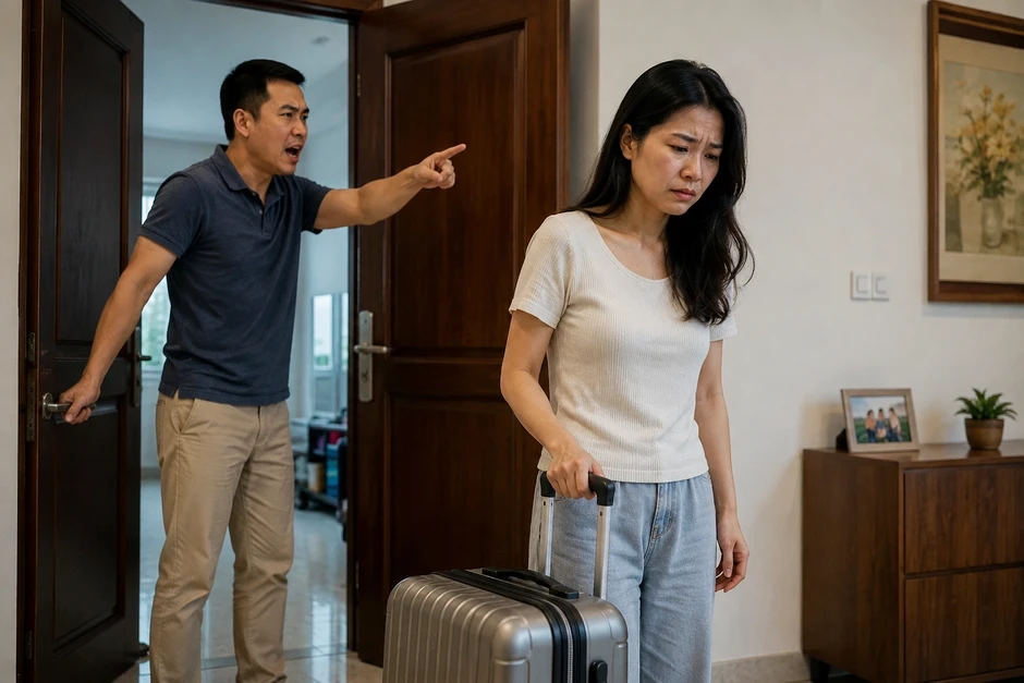 Chồng đuổi vợ ra khỏi nhà có thể bị phạt tới 30 triệu đồng Chồng đuổi vợ ra khỏi nhà có thể bị phạt tới 30 triệu đồng