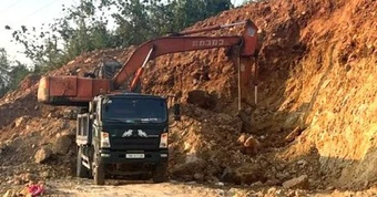 Chưa có hợp đồng thuê đất nhưng vẫn khai thác khoáng sản