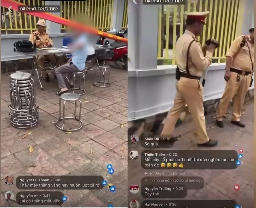 Chuyển Cơ quan điều tra hồ sơ vụ livestream, xuyên tạc khi CSGT đo nồng độ cồn ở Tuyên Quang Chuyển Cơ quan điều tra hồ sơ vụ livestream, xuyên tạc khi CSGT đo nồng độ cồn ở Tuyên Quang