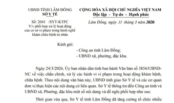 Cơ sở nha khoa không hợp tác làm việc, Sở Y tế Lâm Đồng đề nghị công an vào cuộc