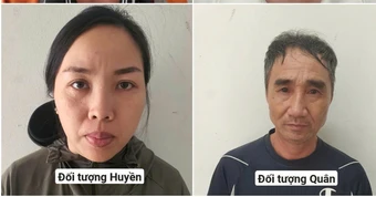 Công an bắt giữ Đỗ Thị Thu Huyền tại cổng trường