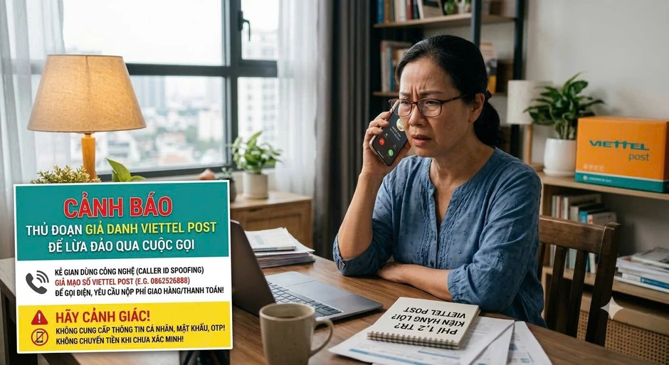 Công an cảnh báo lừa đảo Viettel Post qua cuộc gọi giả danh nhân viên giao hàng Công an cảnh báo lừa đảo Viettel Post qua cuộc gọi giả danh nhân viên giao hàng